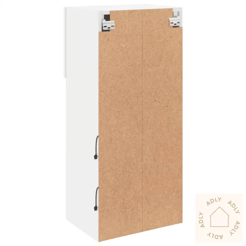 Tv-Benk Med Led-Lys Hvit 40,5X30X90 Cm