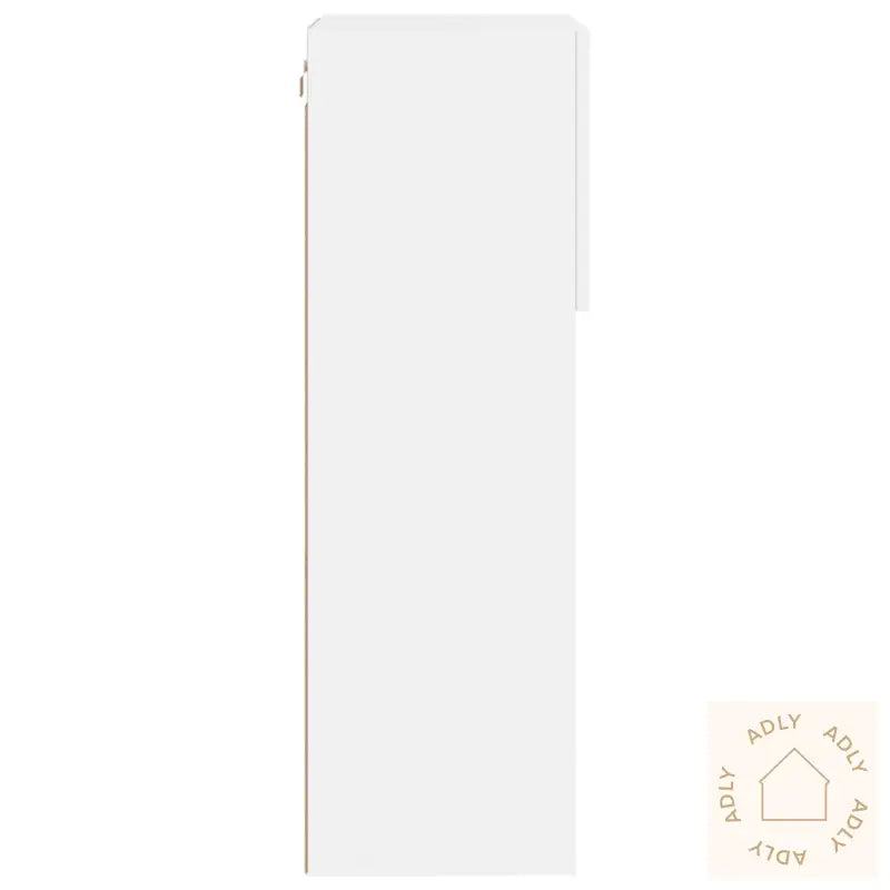 Tv-Benk Med Led-Lys Hvit 40,5X30X90 Cm