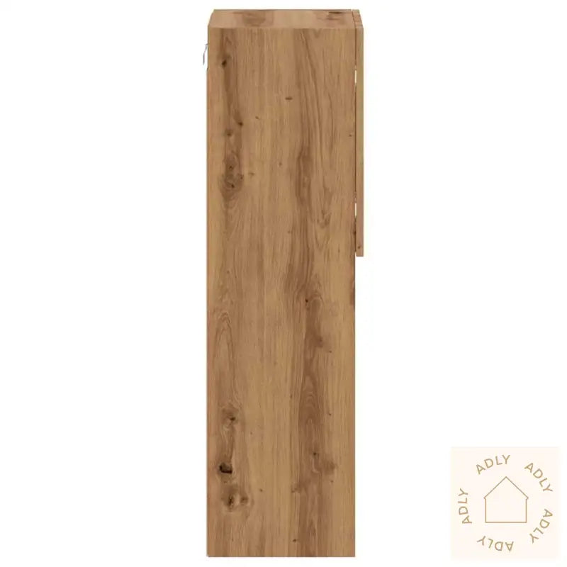 Tv-Benk Med Led-Lys Artisan Eik 30,5X30X102 Cm