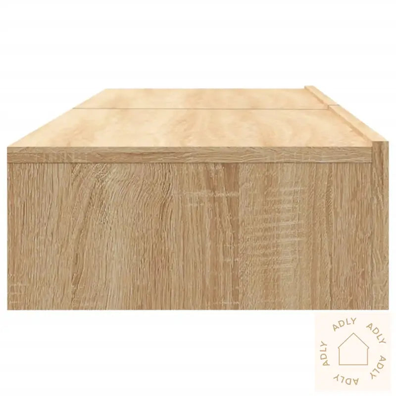 Tv-Benker Med Led-Lys 2 Stk Sonoma Eik 60X35X15,5 Cm