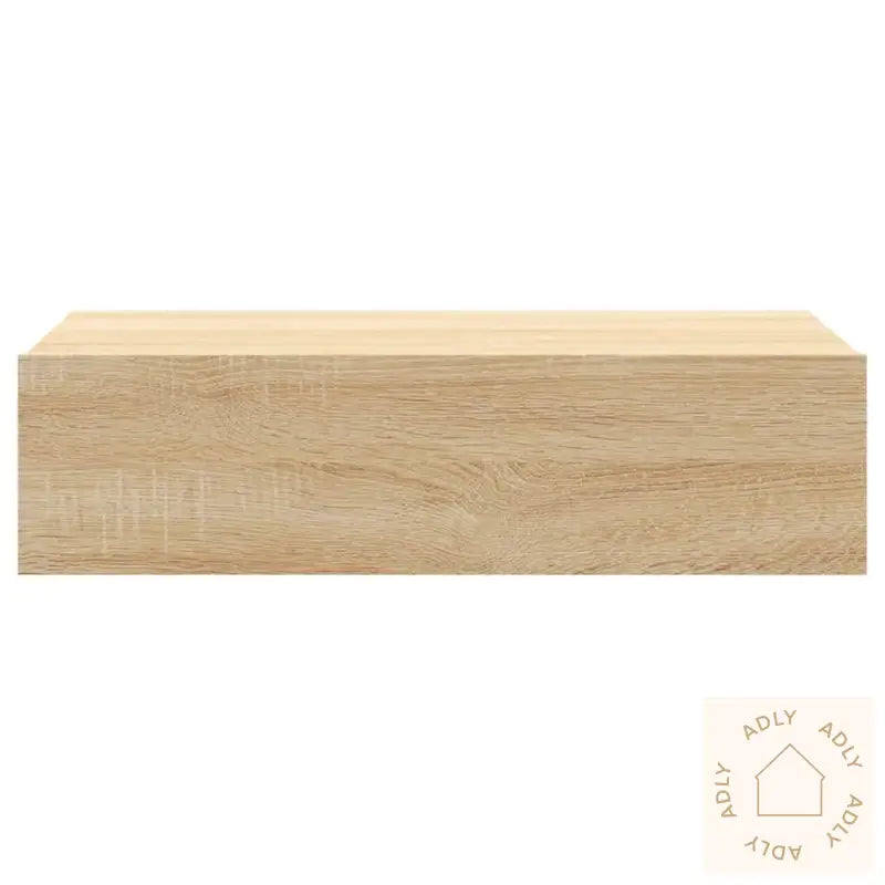 Tv-Benk Med Led-Lys Sonoma Eik 60X35X15,5 Cm