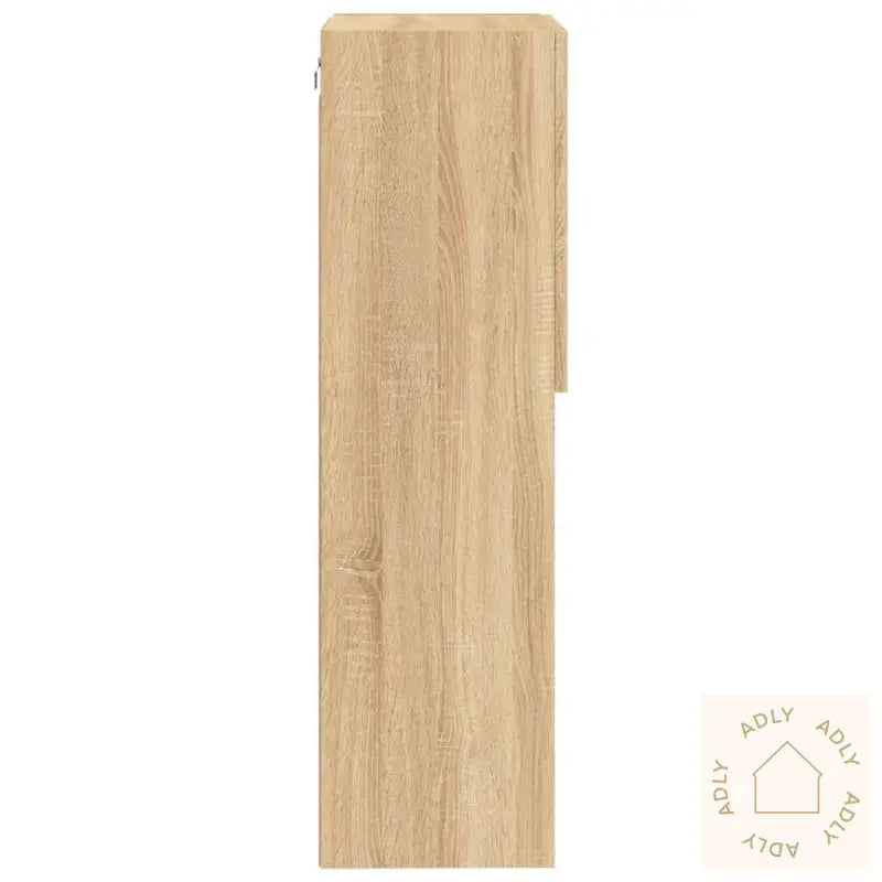 Tv-Benk Med Led-Lys Sonoma Eik 40,5X30X102 Cm