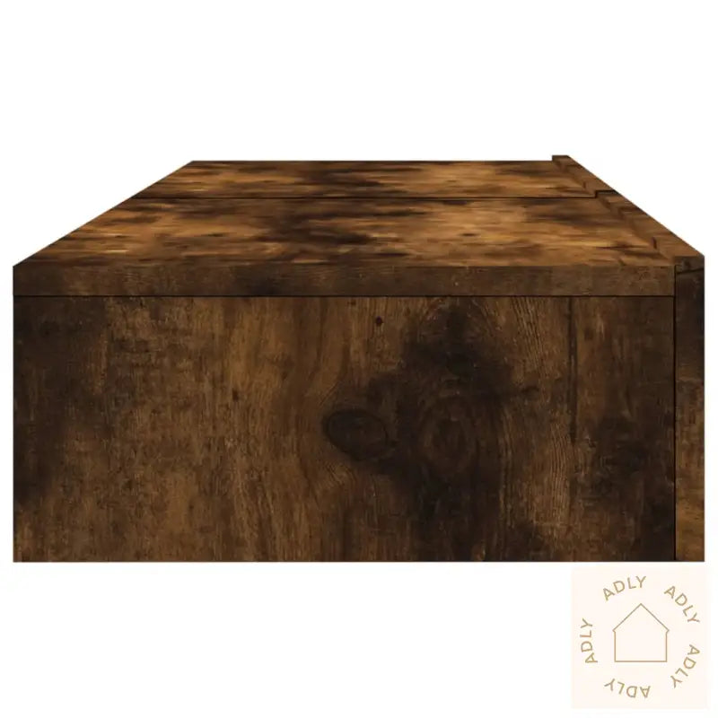 Tv-Benker Med Led-Lys 2 Stk Røkt Eik 60X35X15,5 Cm