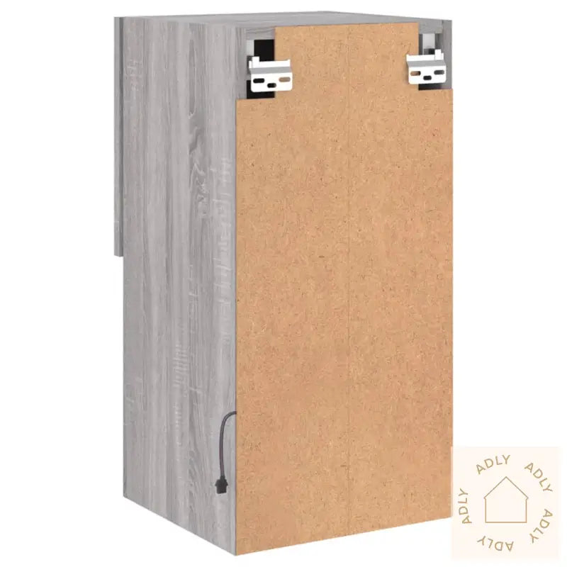 Tv-Benker Med Led-Lys Grå Sonoma 30,5X30X60 Cm