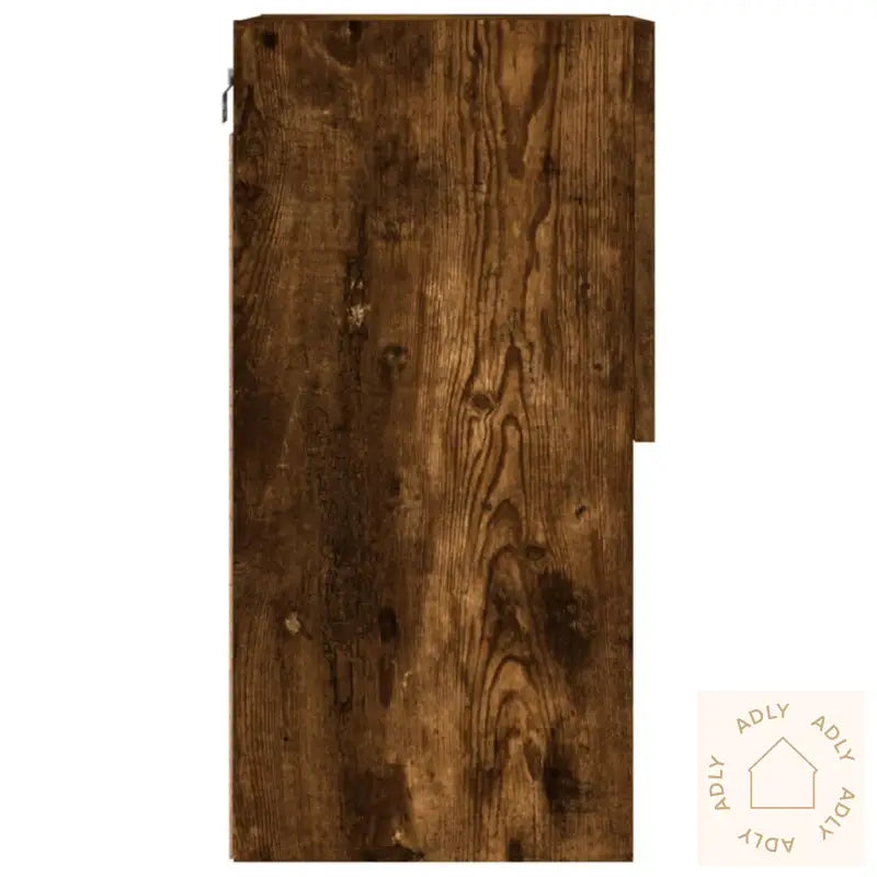 Tv-Benk Med Led-Lys Røkt Eik 40,5X30X60 Cm