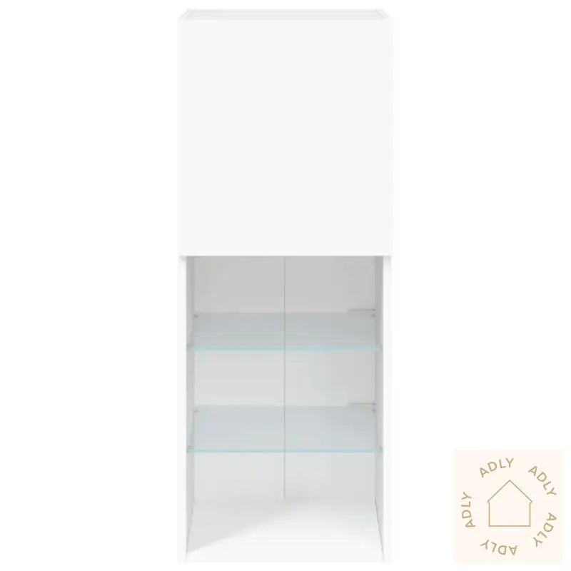 Tv-Benk Med Led-Lys Hvis 40,5X30X102 Cm