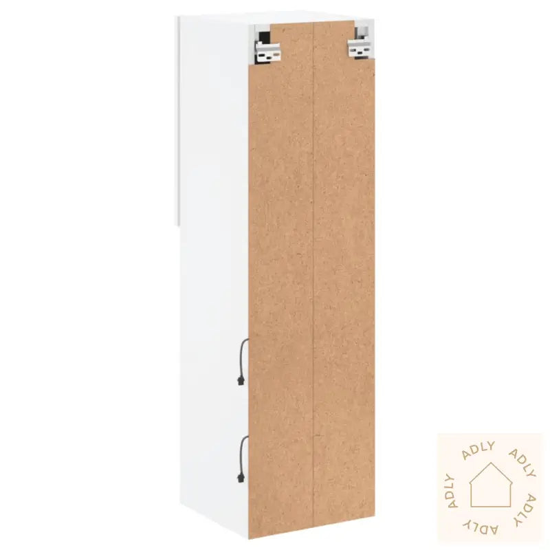 Tv-Benker Med Led-Lys 2 Stk Hvit 30,5X30X102 Cm