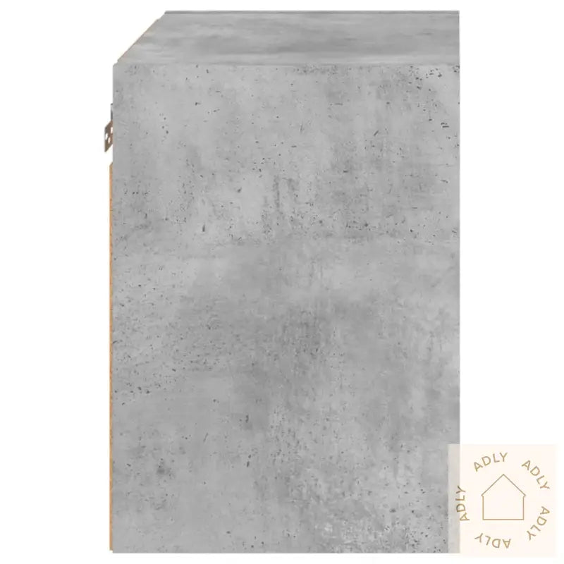 Nattbord Med Led Veggmontert Betonggrå