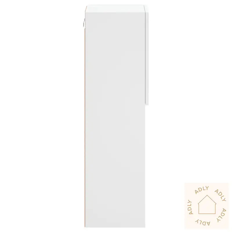 Tv-Benker Med Led-Lys 2 Stk Hvit 30,5X30X102 Cm
