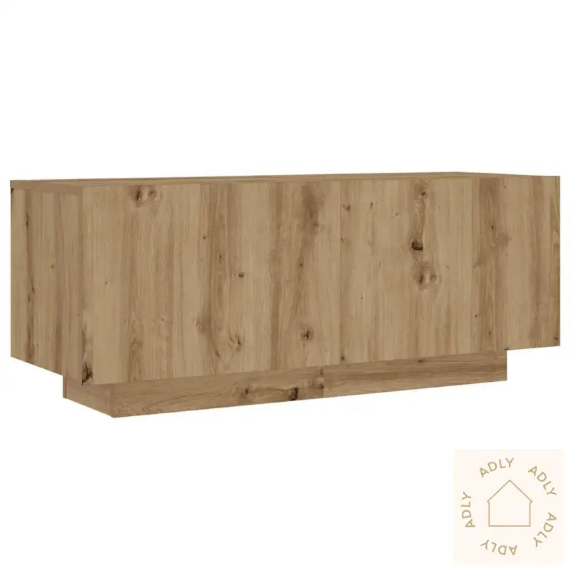 Tv-Benk Med Led-Lys Artisan Eik 260X35X40 Cm Konstruert Tre