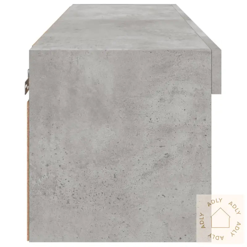 Tv-Benk Med Led-Lys Betonggrå 80X30X30 Cm