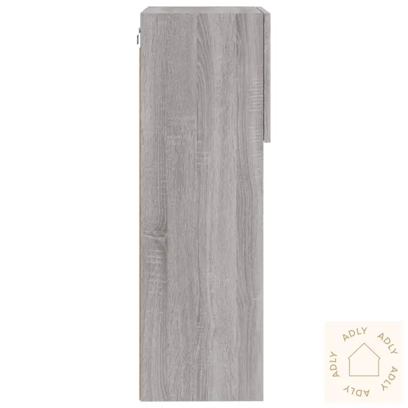 Tv-Benk Med Led-Lys Grå Sonoma 40,5X30X90 Cm