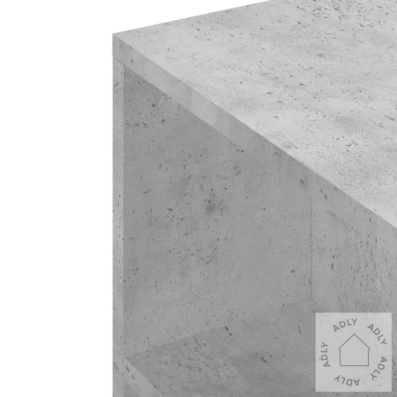 Tv-Benk Betonggrå 102X34,5X43 Cm Konstruert Tre