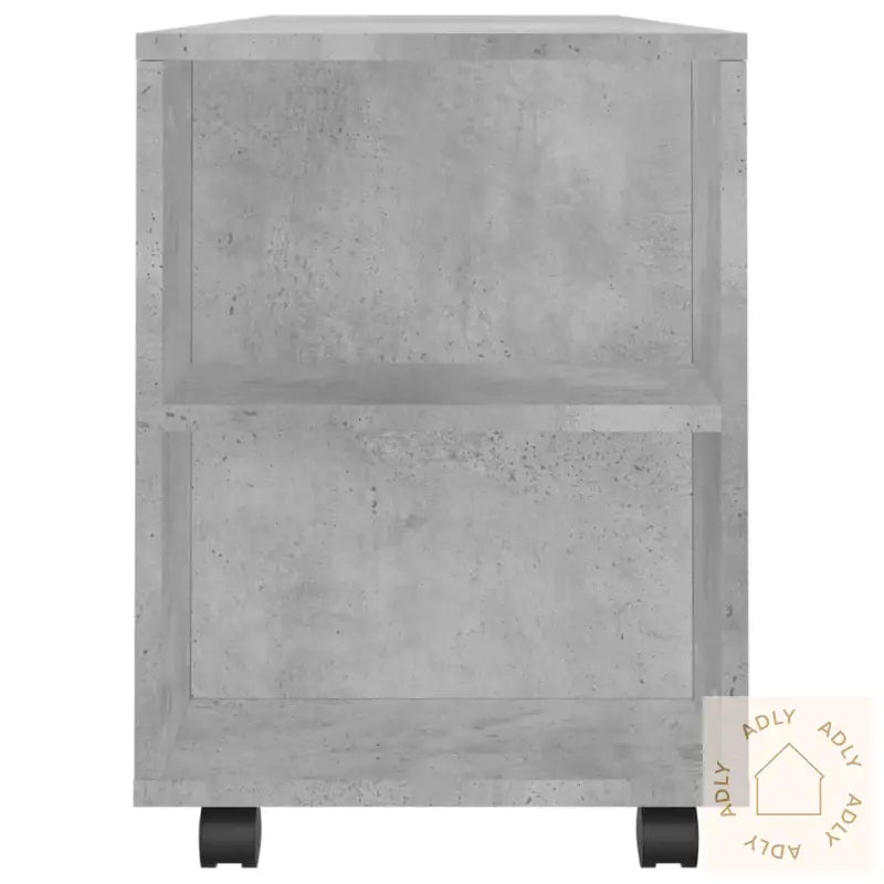 Tv-Benk Betonggrå 102X34,5X43 Cm Konstruert Tre