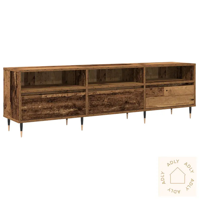 Tv Skap Gammelt Tre 150X30X44,5 Cm Konstruert Tre