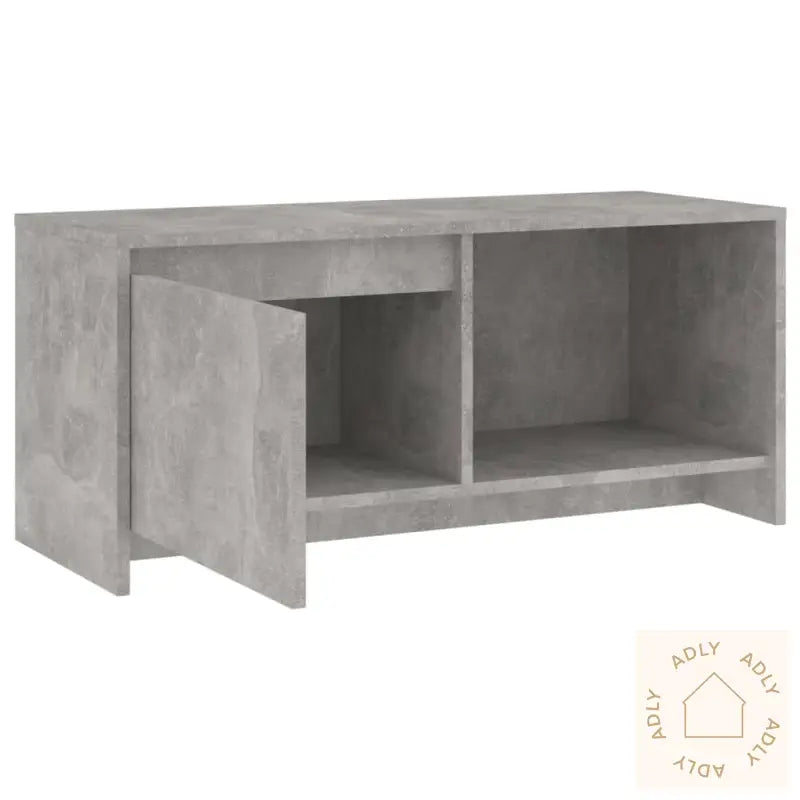 Tv-Benk Betonggrå 90X35X40 Cm Konstruert Tre