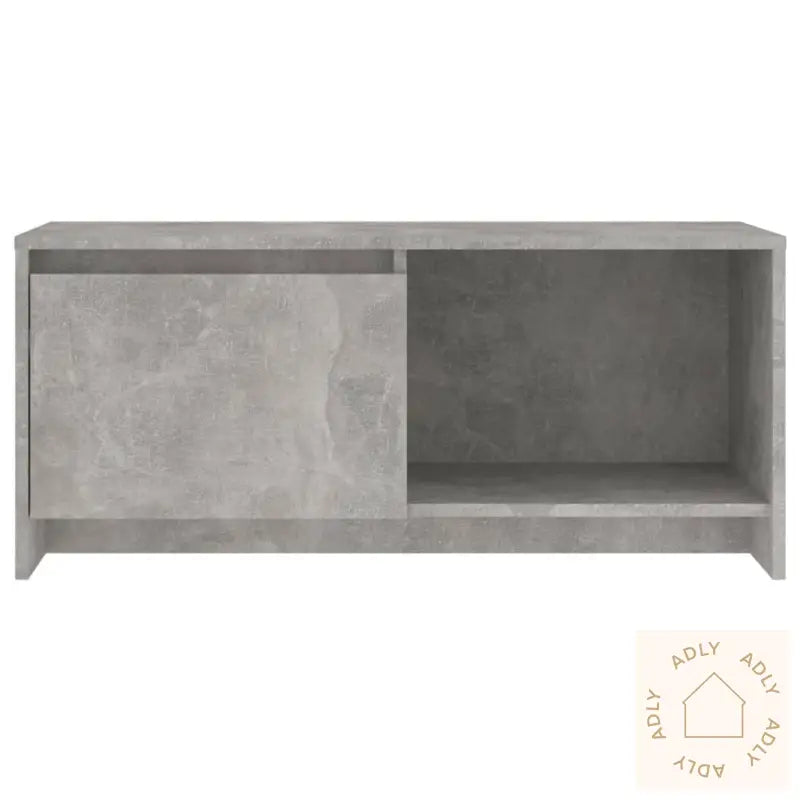 Tv-Benk Betonggrå 90X35X40 Cm Konstruert Tre