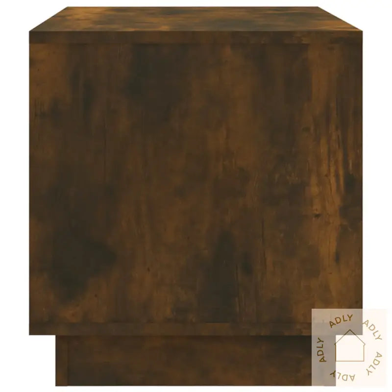 Tv-Benk Røkt Eik 70X41X44 Cm Konstruert Tre