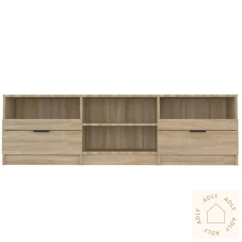 Tv-Benk Sonoma Eik 150X33,5X45 Cm Konstruert Tre