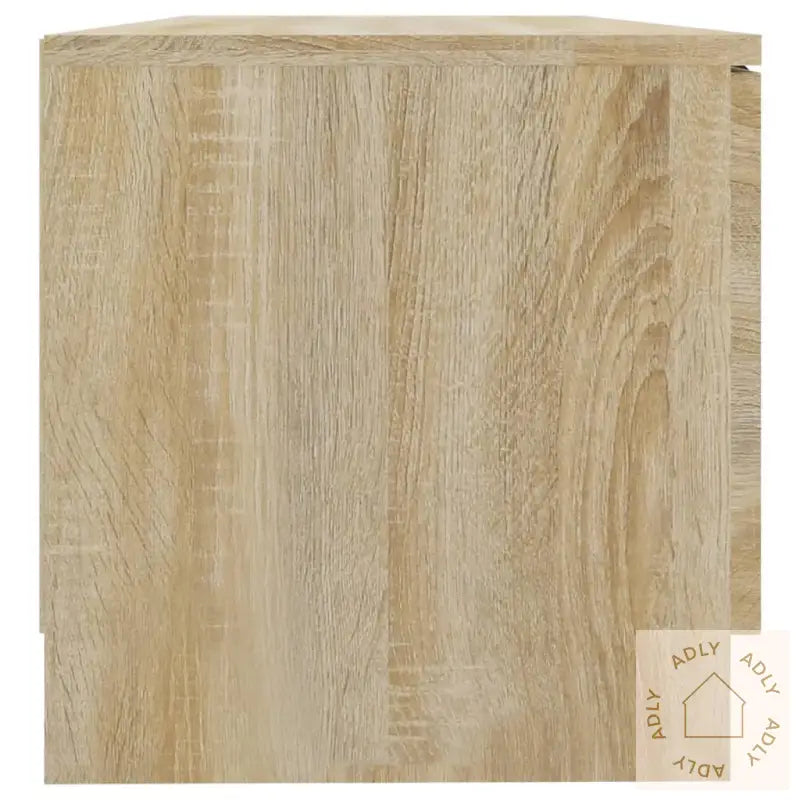 Tv-Benk Sonoma Eik 80X35X36,5 Cm Konstruert Tre