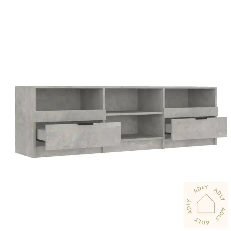 Tv-Benk Betonggrå 150X33,5X45 Cm Konstruert Tre