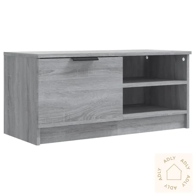 Tv-Benker 2 Stk Grå Sonoma 80X35X36,5 Cm Konstruert Tre