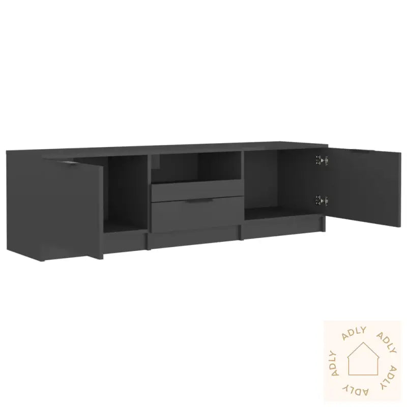 Tv-Benk Svart 140X35X40 Cm Konstruert Tre