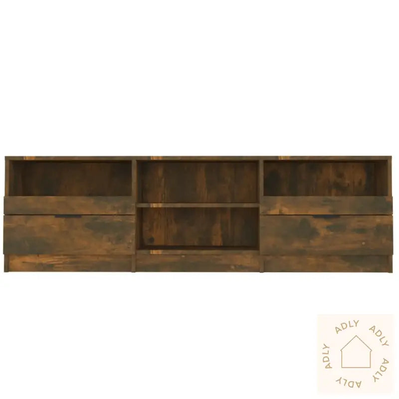 Tv-Benk Røkt Eik 150X33,5X45 Cm Konstruert Tre