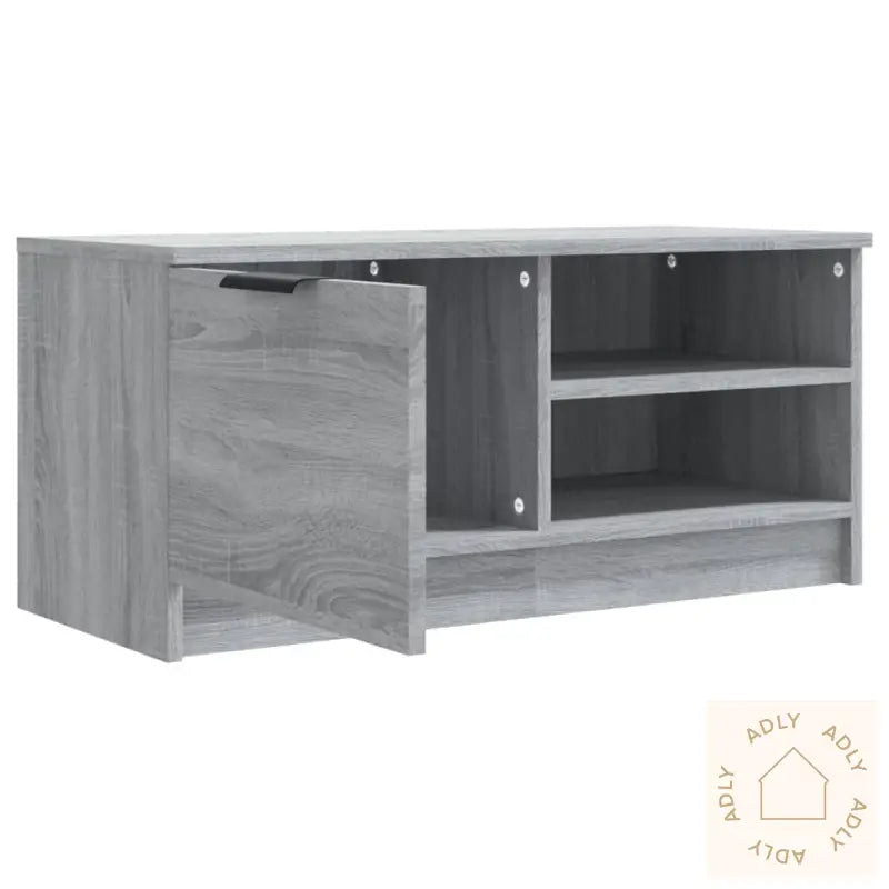 Tv-Benker 2 Stk Grå Sonoma 80X35X36,5 Cm Konstruert Tre