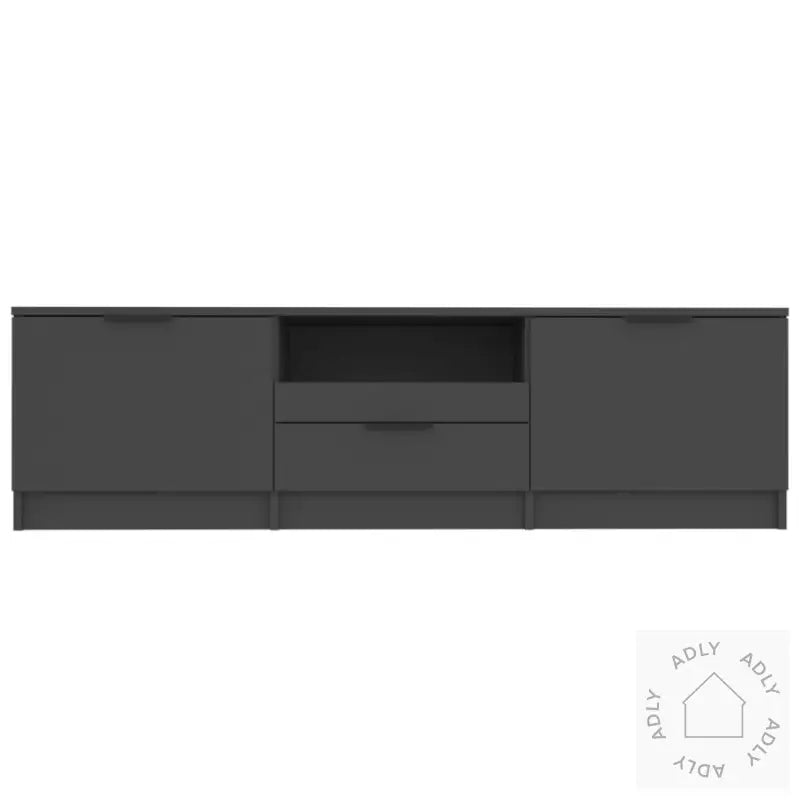 Tv-Benk Svart 140X35X40 Cm Konstruert Tre