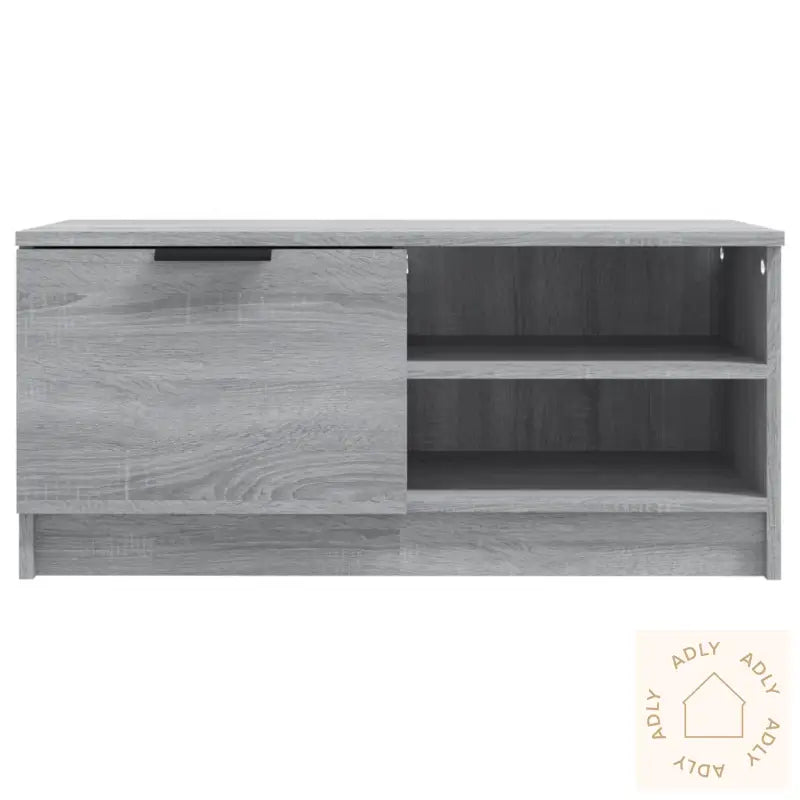 Tv-Benker 2 Stk Grå Sonoma 80X35X36,5 Cm Konstruert Tre