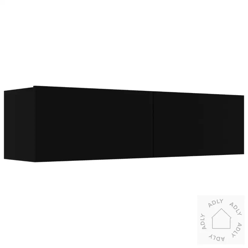 Tv-Benk Svart 120X30X30 Cm Konstruert Tre
