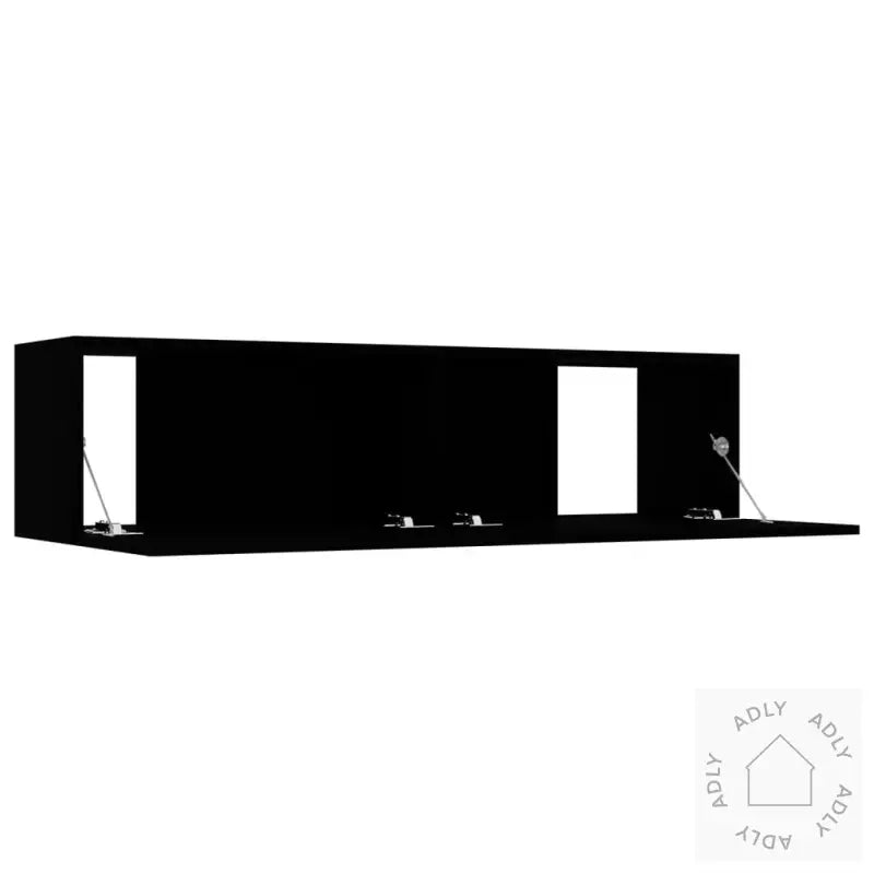 Tv-Benk Svart 120X30X30 Cm Konstruert Tre