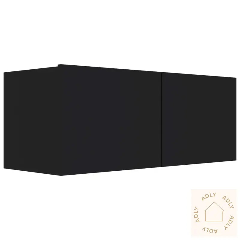 Tv-Benk Svart 80X30X30 Cm Konstruert Tre