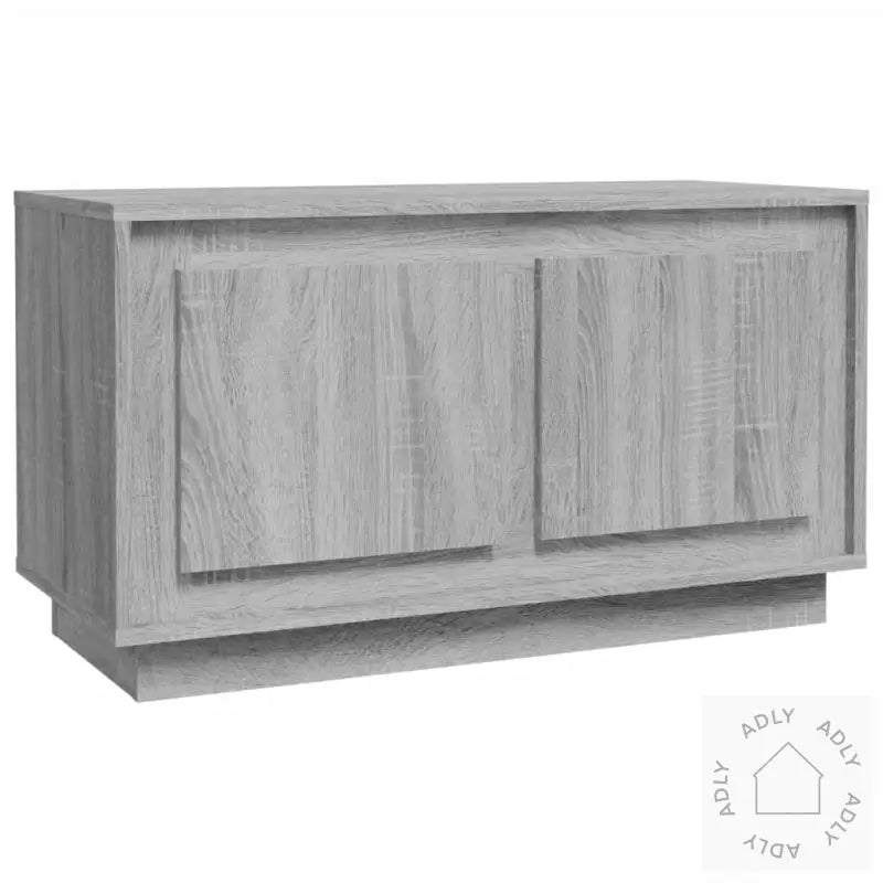 Skoskap Grå Sonoma 100X35X55 Cm Konstruert Tre