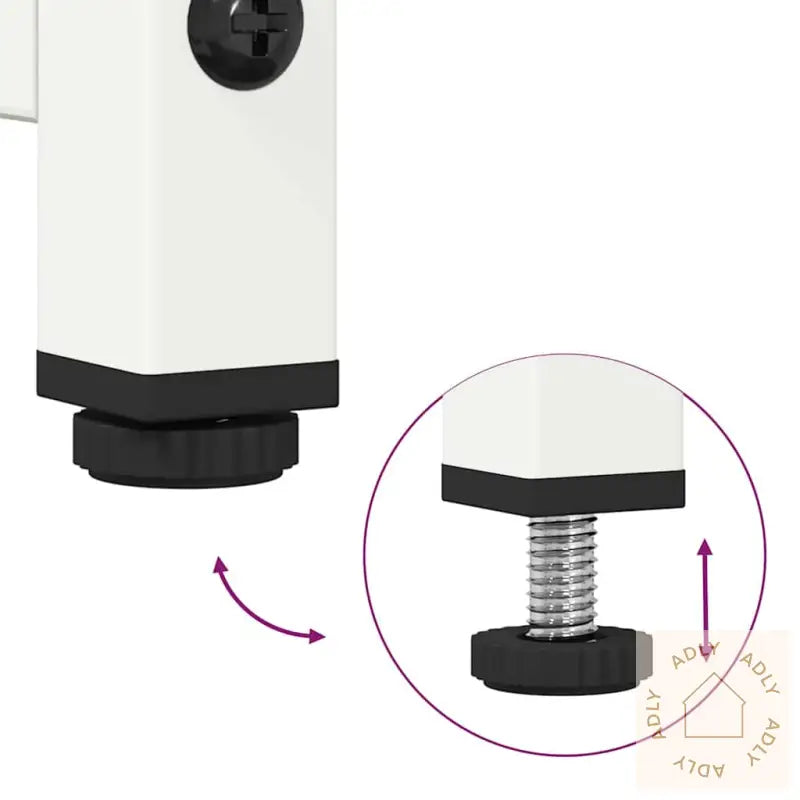 Tv-Skap Hvit 100,5X39X60,5 Cm Kaldvalset Stål