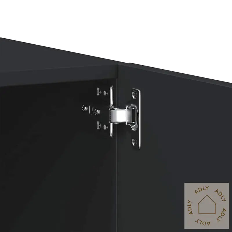 Tv-Benk Svart 100X35X40 Cm Konstruert Tre