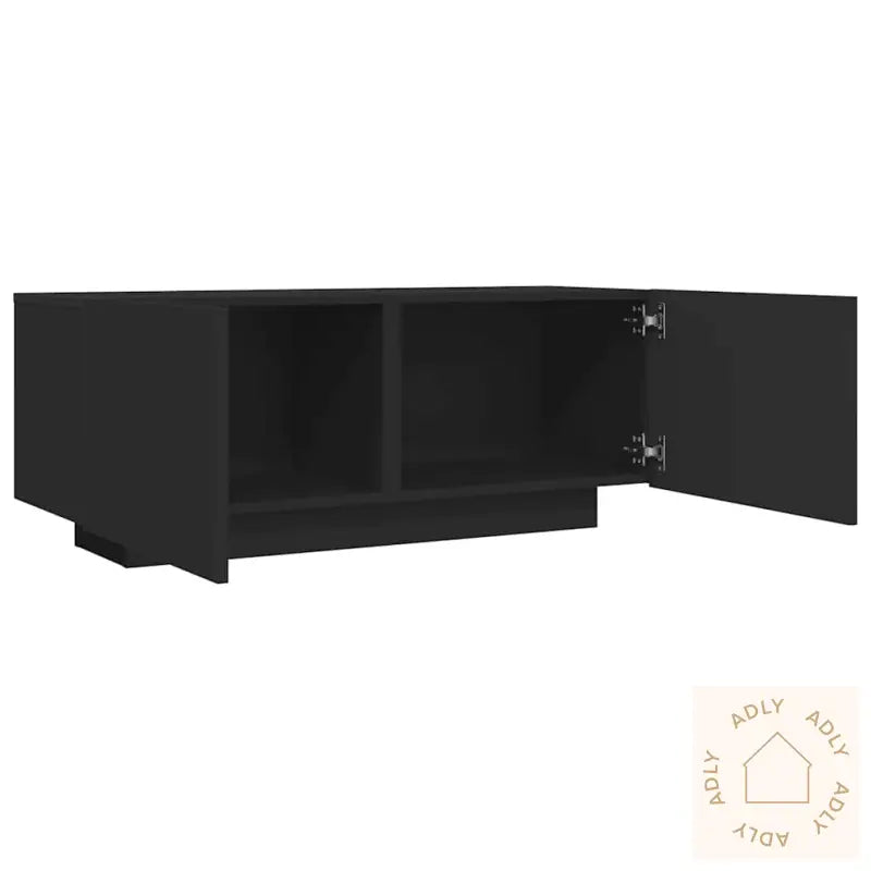 Tv-Benk Svart 100X35X40 Cm Konstruert Tre