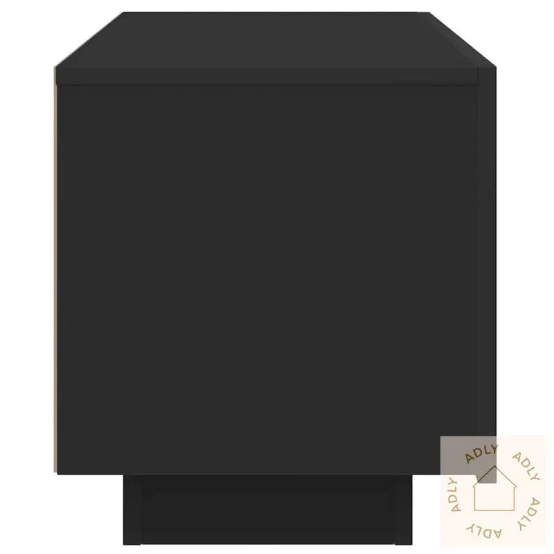 Tv-Benk Svart 100X35X40 Cm Konstruert Tre