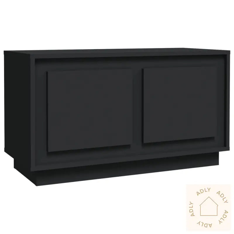 Tv-Benk Svart 80X35X45 Cm Konstruert Tre