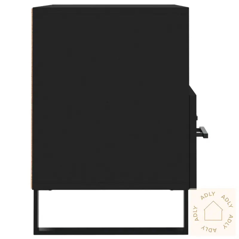 Tv-Benk Svart 80X36X50 Cm Konstruert Tre