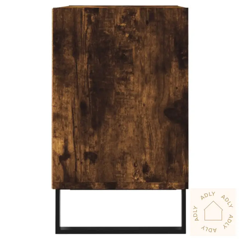 Tv-Benk Røkt Eik 69,5X30X50 Cm Konstruert Tre