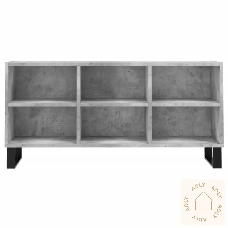 Tv-Benk Betonggrå 103,5X30X50 Cm Konstruert Tre