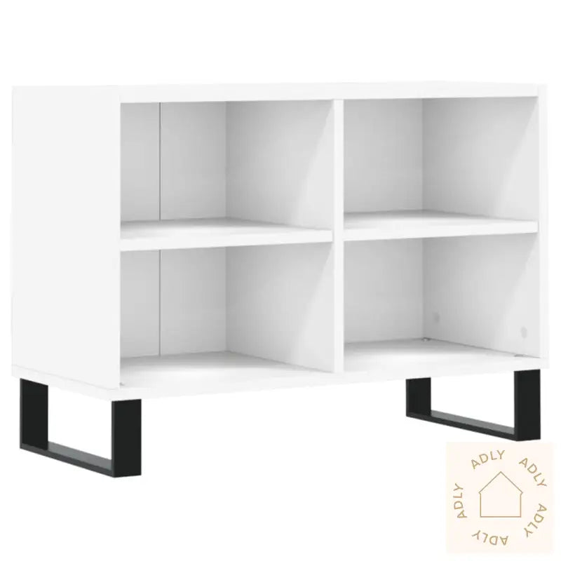 Tv-Benk Hvit 69,5X30X50 Cm Konstruert Tre