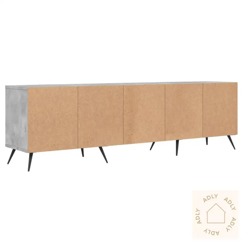 Tv-Benk Betonggrå 150X30X44,5 Cm Konstruert Tre