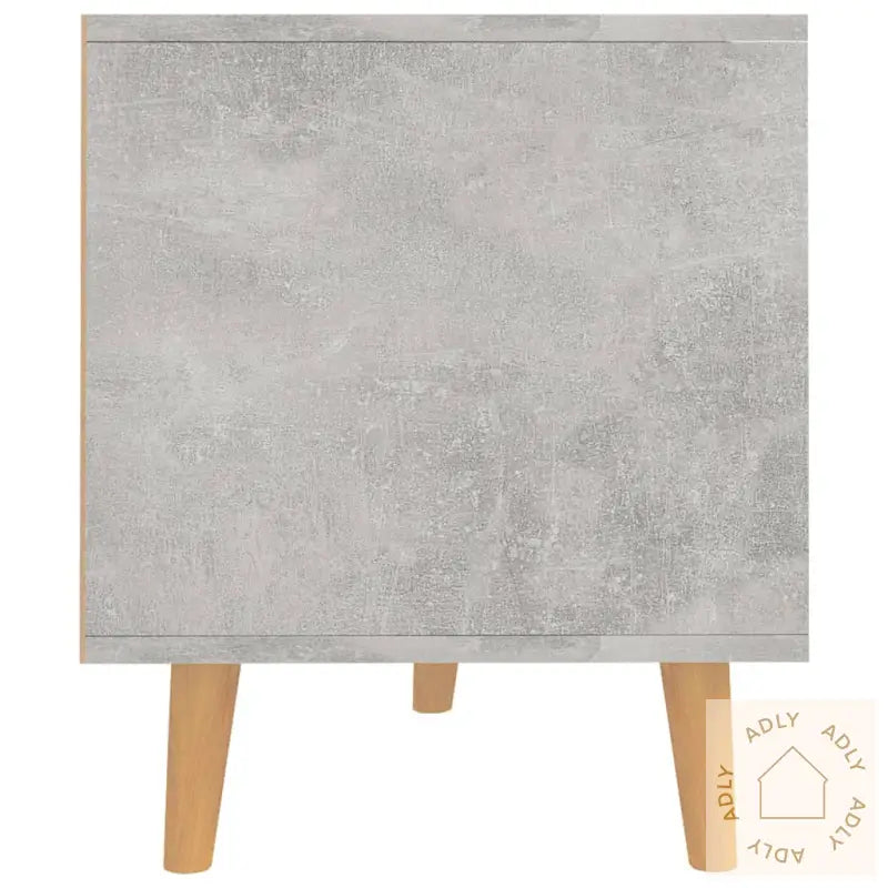 Tv-Benk Betonggrå 90X40X48,5 Cm Konstruert Tre