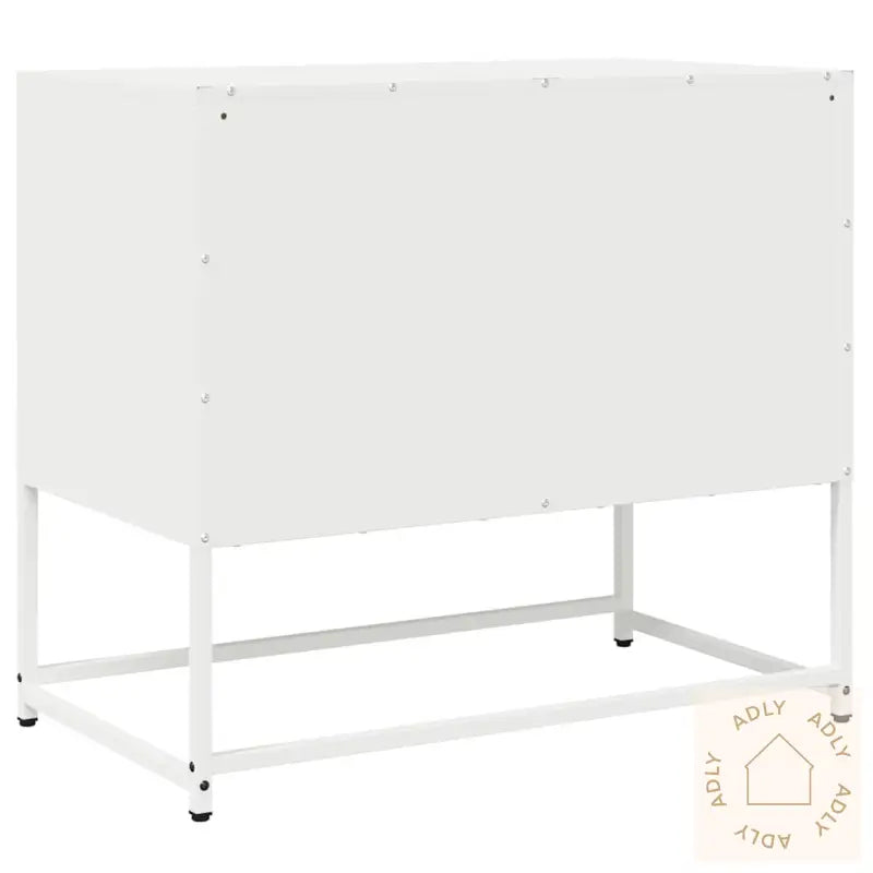 Tv-Skap Hvit 68X39X60,5 Cm Kaldvalset Stål