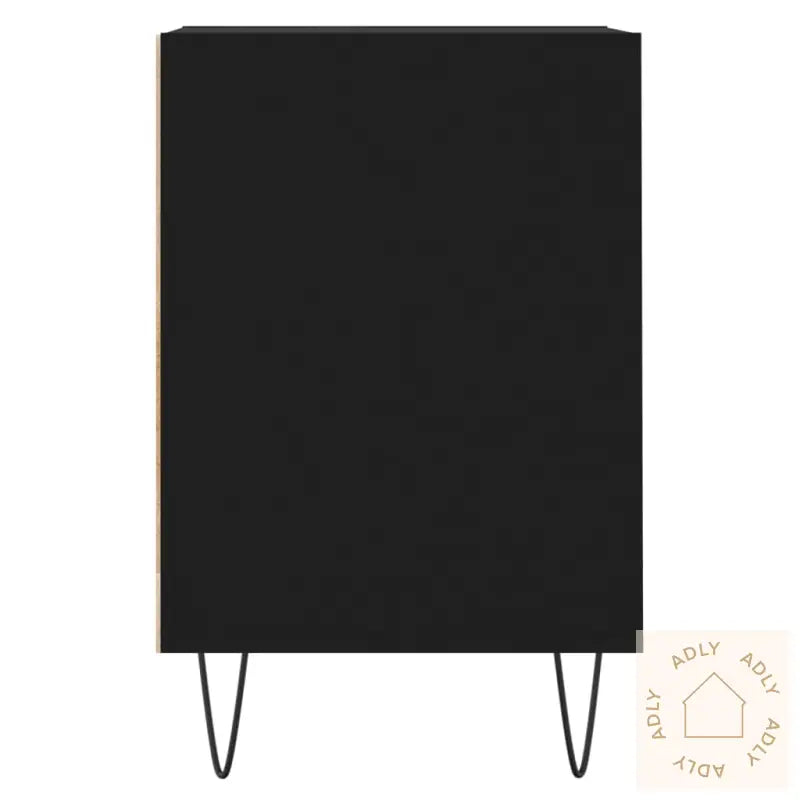 Tv-Benk Svart 100X35X55 Cm Konstruert Tre