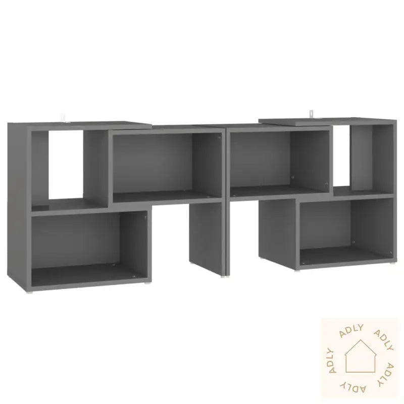 Tv-Benk Grå 104X30X52 Cm Konstruert Tre