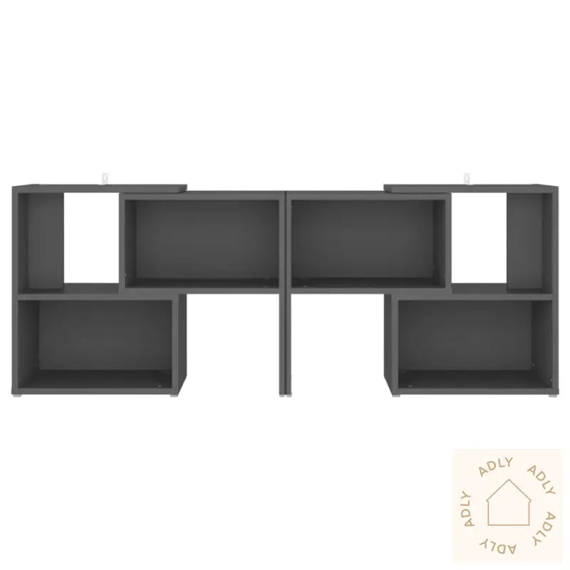 Tv-Benk Grå 104X30X52 Cm Konstruert Tre